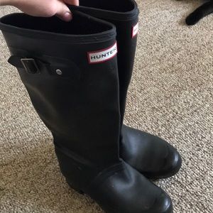 Hunter easy travel rain boots